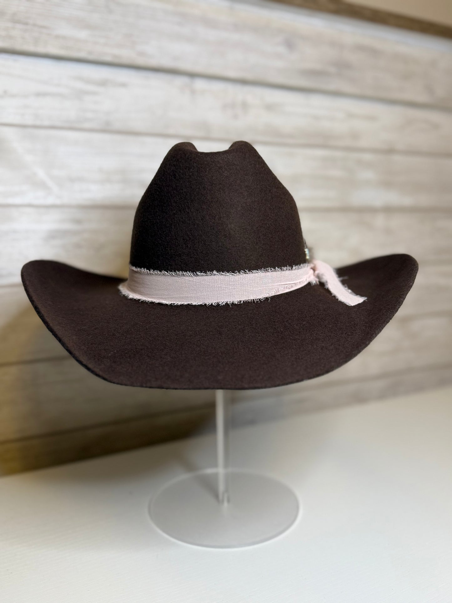 Chocolate Cattleman’s Cowboy Hat