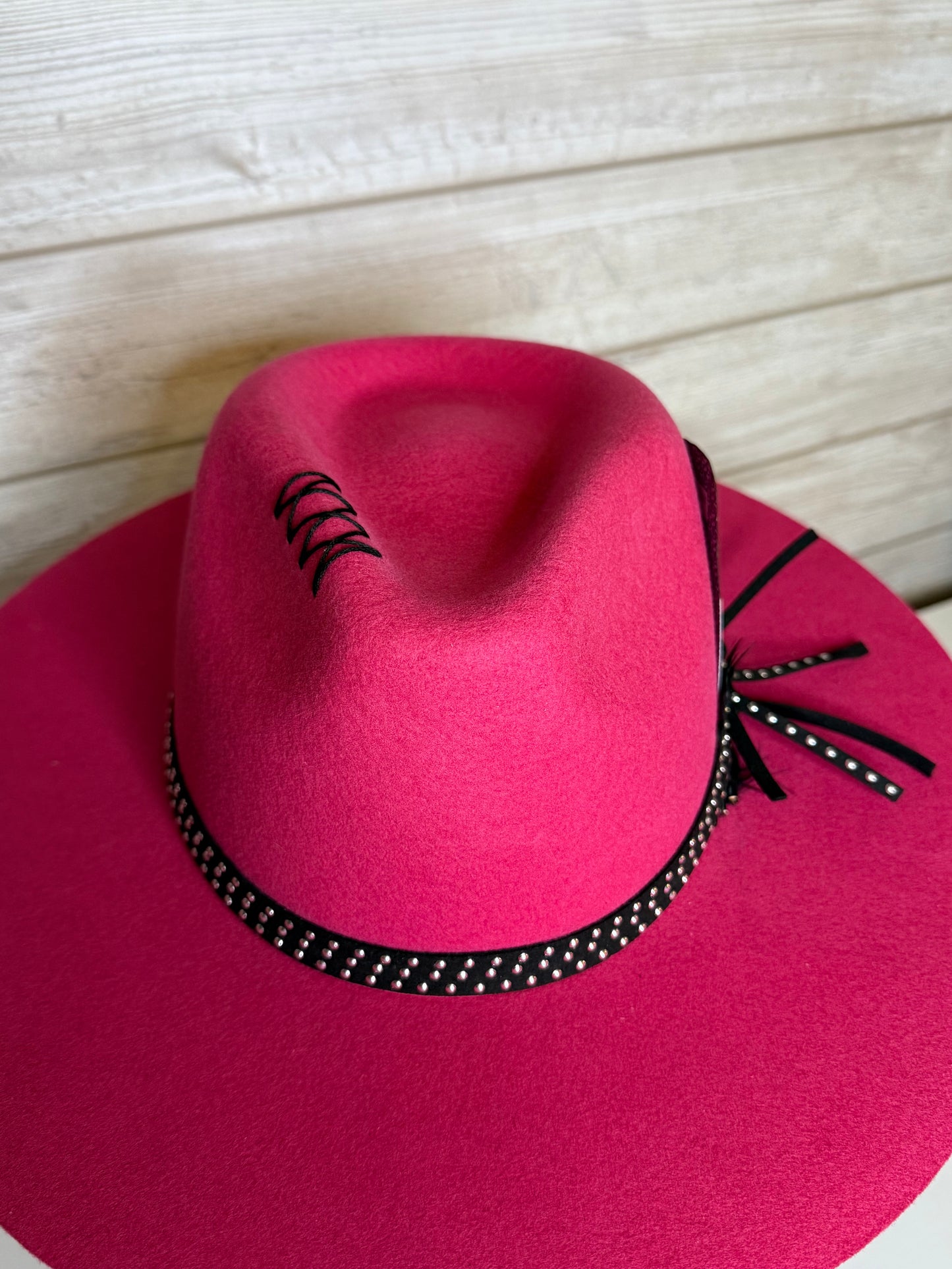 Hot Pink Flat Brim Hat