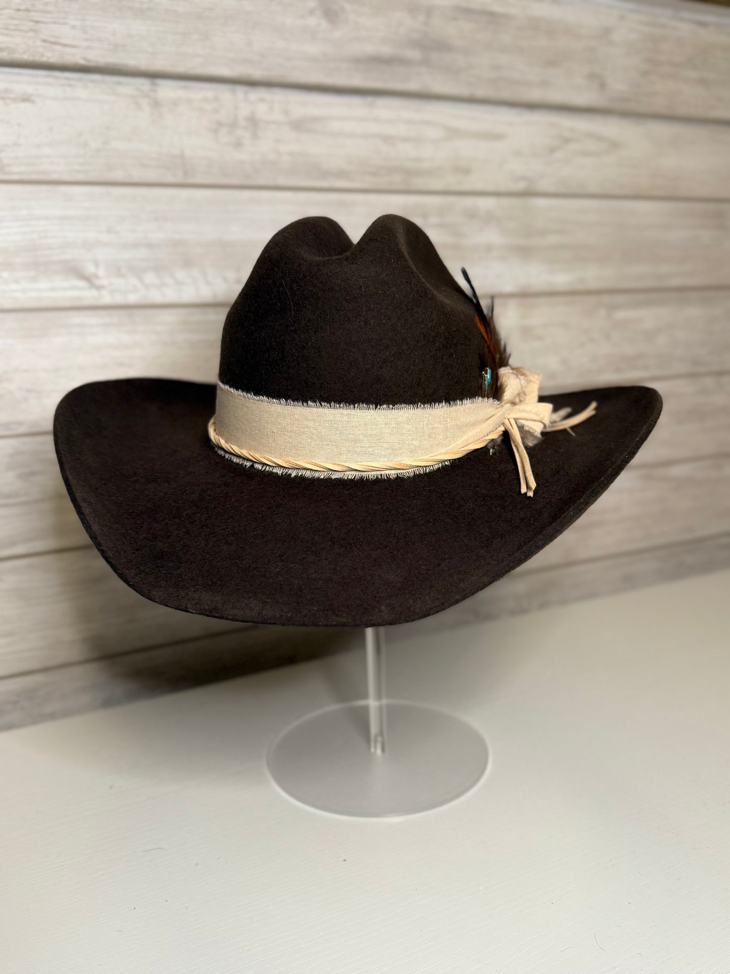 Chocolate Cattleman’s Cowboy Hat